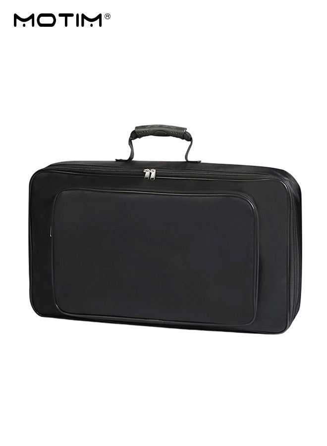 موتيم حقيبة تخزين محمولة للوحة تأثيرات الجيتار الكهربائي، حقيبة حمل أوكسفورد عالمية مقاومة للماء لجميع أنواع دواسات التأثيرات - Image 1