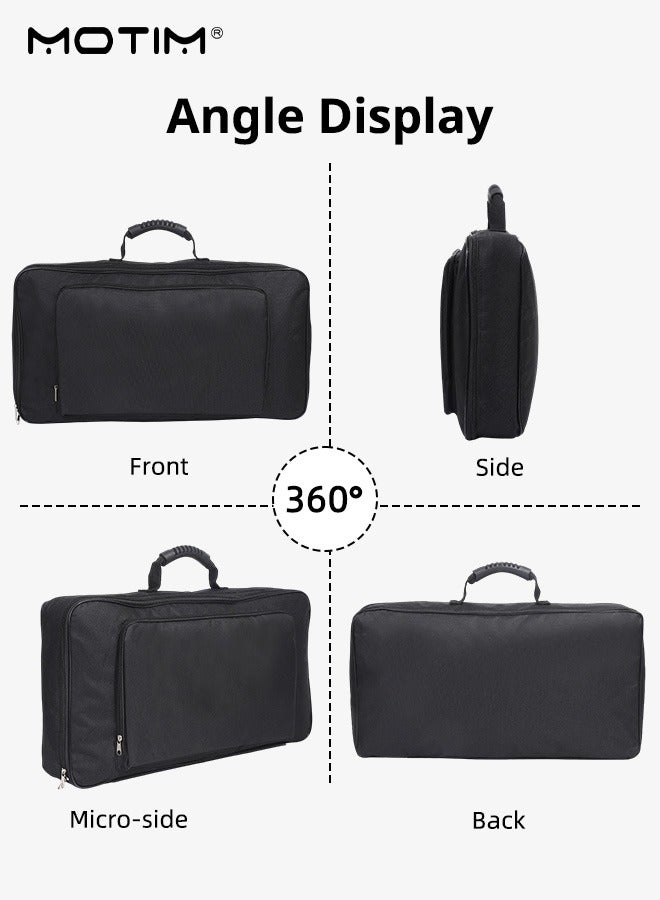 موتيم حقيبة تخزين محمولة للوحة تأثيرات الجيتار الكهربائي، حقيبة حمل أوكسفورد عالمية مقاومة للماء لجميع أنواع دواسات التأثيرات - Image 5