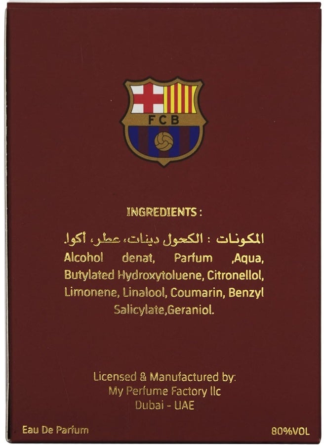 my perfumes FC Barcelona Camp Nou Eau De Parfum for Men 100ml - Image 5