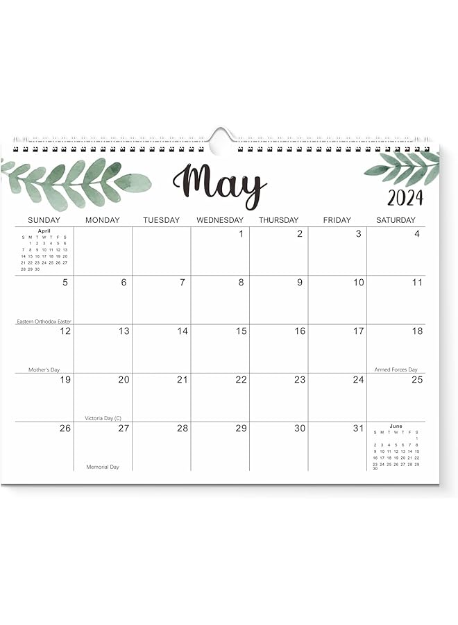 erorex Calendar 2025 18 Months Wall Calendar From January 2025 To June 2026 Monthly Weekly Planner Calendar Wall Calendar With Thick Paper Multicolour  - Image 1