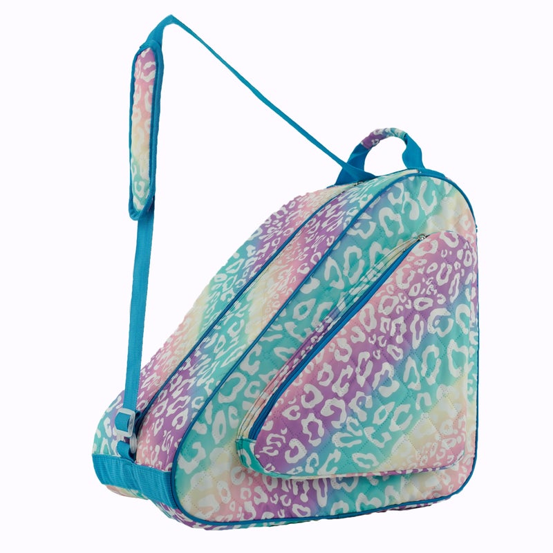 HEXIFUL Skate Bag for Ice, Inline, Roller & Quad Skates - Kids & Adults (Rainbow/Leo) - Image 1