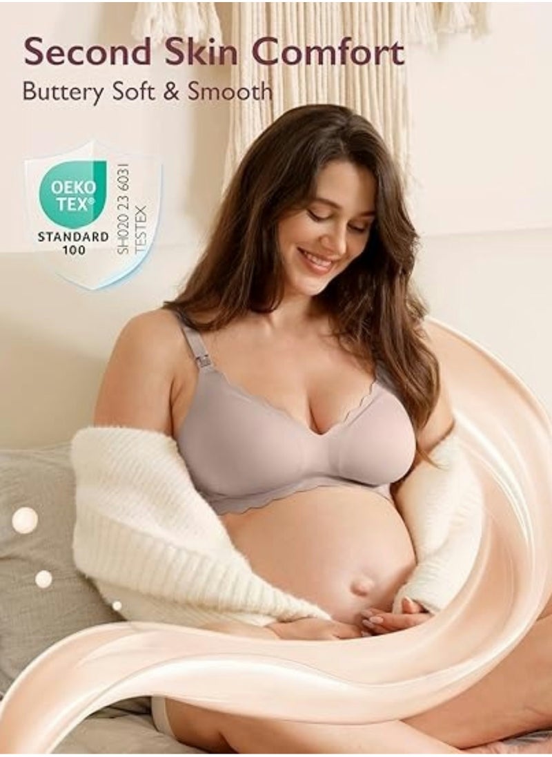 YN46 Jelly Strip Support Comfort Maternity Nursing Bra, Grey - pzsku/Z100E4BEDF61C7CBF861BZ/45/_/1740476424/f0a6d7e5-6fca-48e5-96eb-12a650ef9c0e