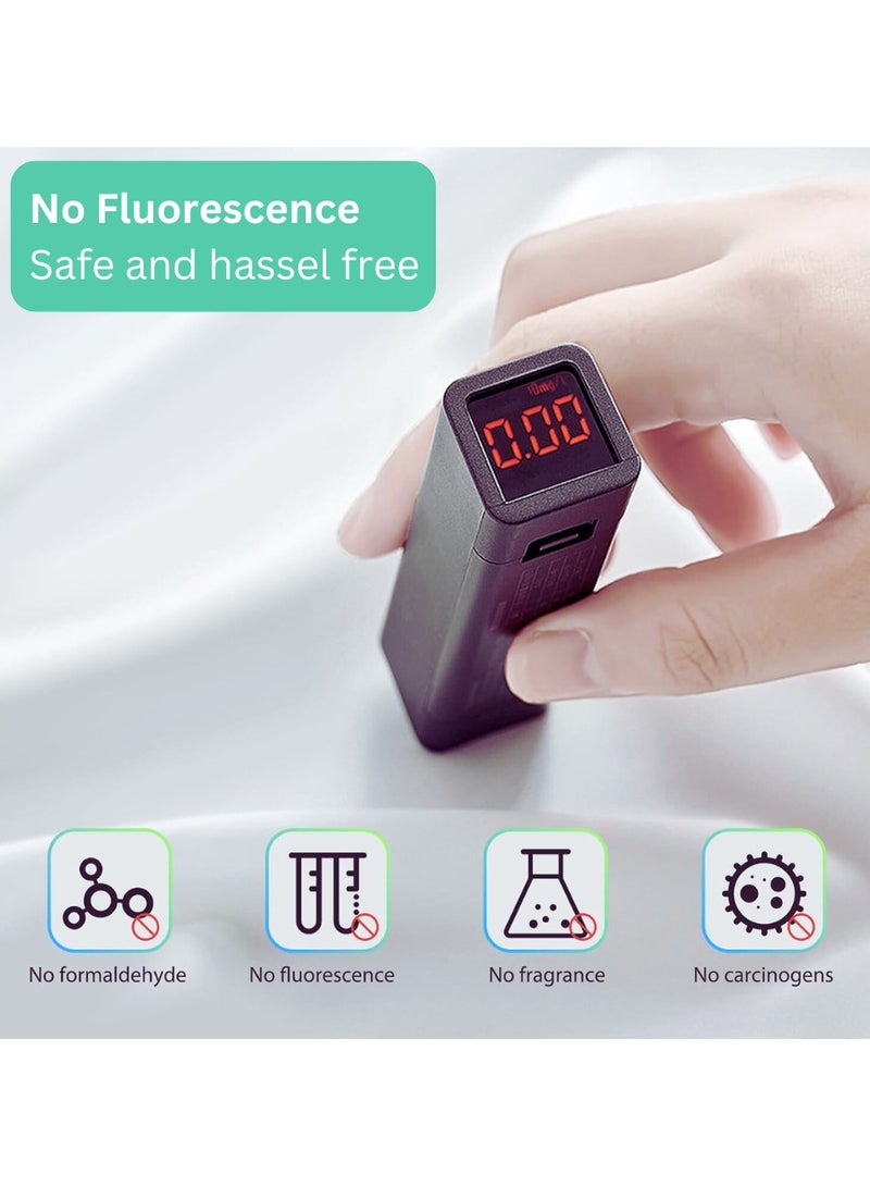 مزاجك طقم مفروشات للاستعمال مرة واحدة مكون من 4 قطع، ملاءة سرير محمولة غير منسوجة بحجم كوين مع غطاء لحاف واحد، وملاءة واحدة و2 كيس وسادة مناسب للسفر والفنادق ورحلات العمل والإقامات الليلية - Image 5