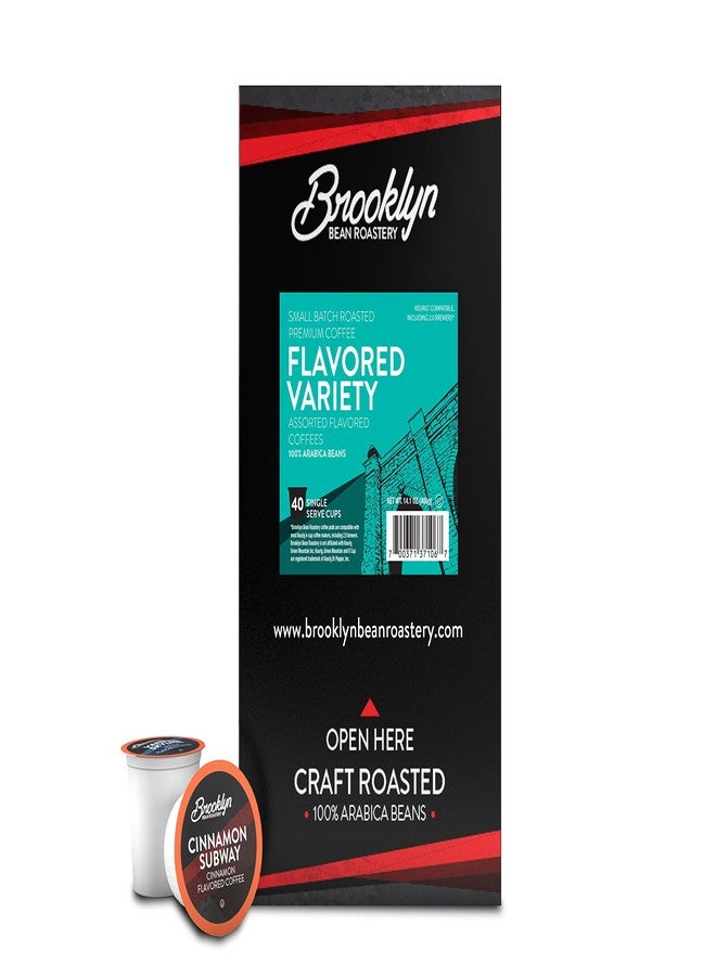 Brooklyn Beans Flavored Coffee Pods Assorted Gourmet Variety Pack, Compatible with 2.0 Keurig K Cup Brewers, 40 Count - Image 3