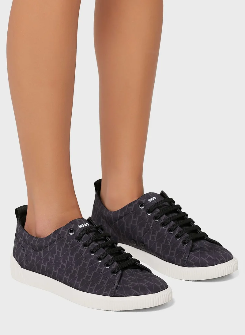 HUGO Lace Up Low Top Sneakers
