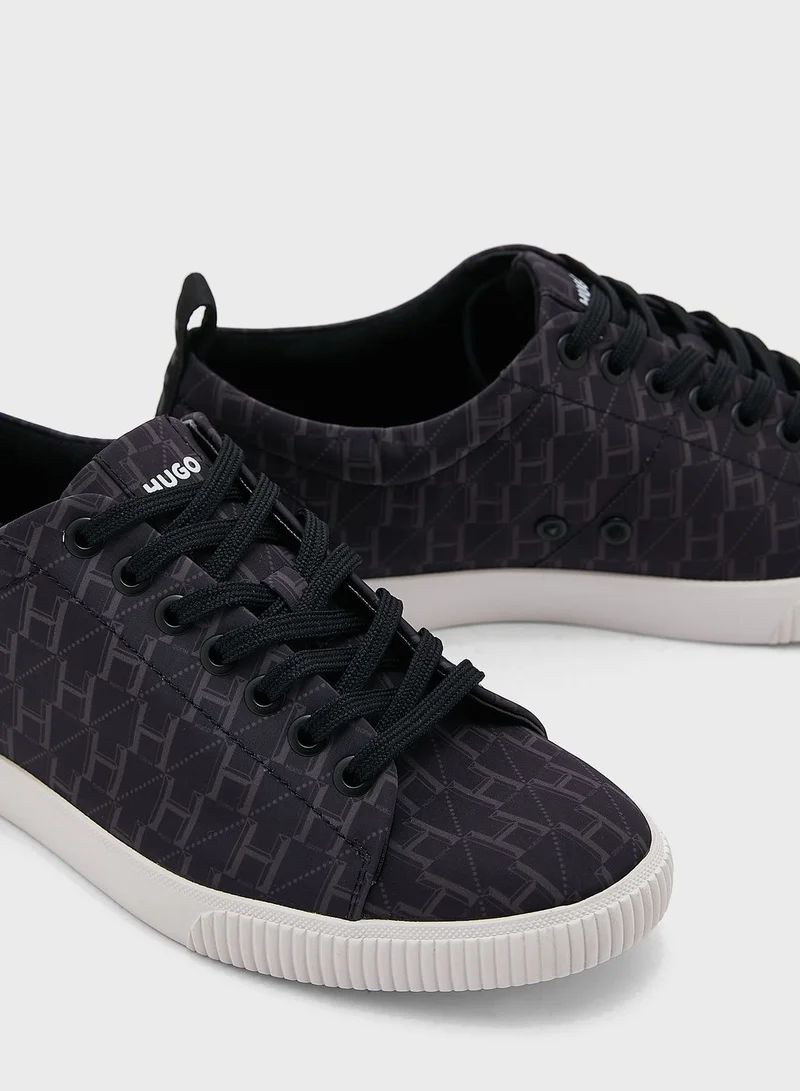 HUGO Lace Up Low Top Sneakers