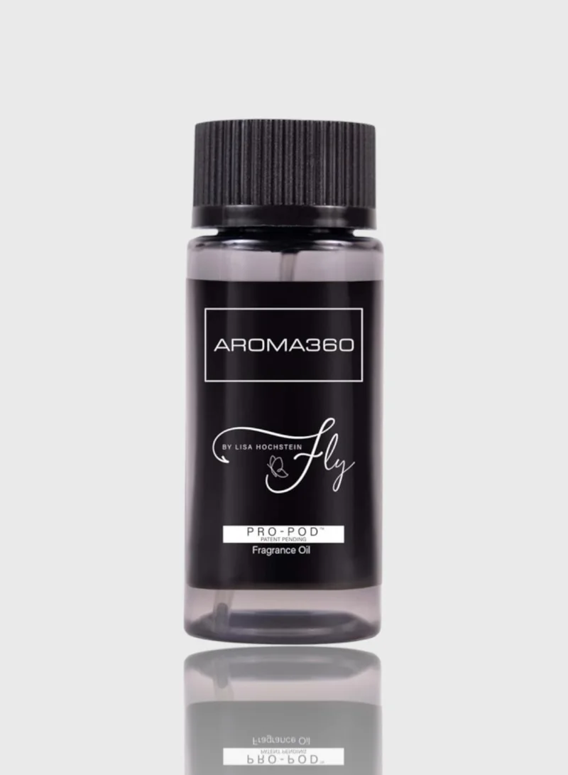 AROMA360 Fly Pro-Pod Oil Blend - Hotel Inspired for Luxury Essential Oil Diffusers - Aromatherapy Scent Diffuser Oil - Citron Zest, Bulgarian Rose, Patchouli and Tonka Bean - 50 mL, 1.7 fl oz