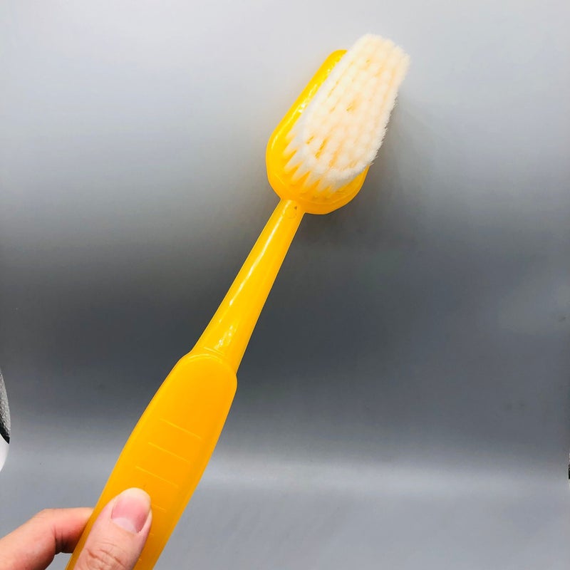Long Handle Toothbrush Shape Bathbrush Bath Rub Back Large Toothbrush Hanging Cleaning Soft Brush - Image 3