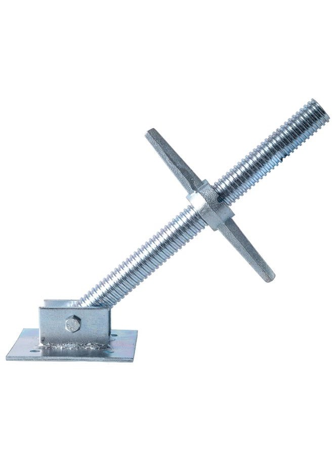 BGTLGIO Adjustable Leveling Scaffold Jacks, 4 Pack, Swivel Screw Jack with Base Plate for Baker-Style Scaffolding Equipment (4) - Image 3
