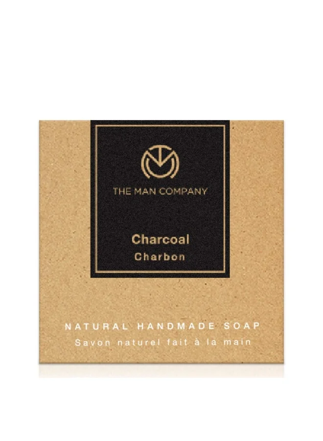 The Man Company The Man Company Charcoal Gift Set | Charcoal Soap, Face Wash, Face Scrub | Deep Cleansing, Detox Skin, Anti Acne, Blackhead & Dirt Removal - Pack of 3