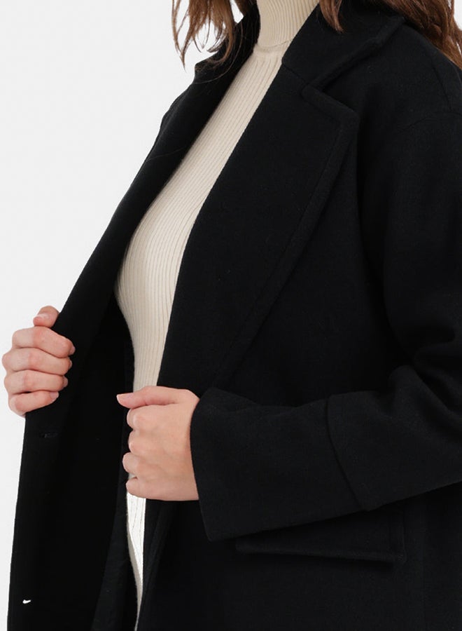 Carina Notch Collar Coat - Image 5