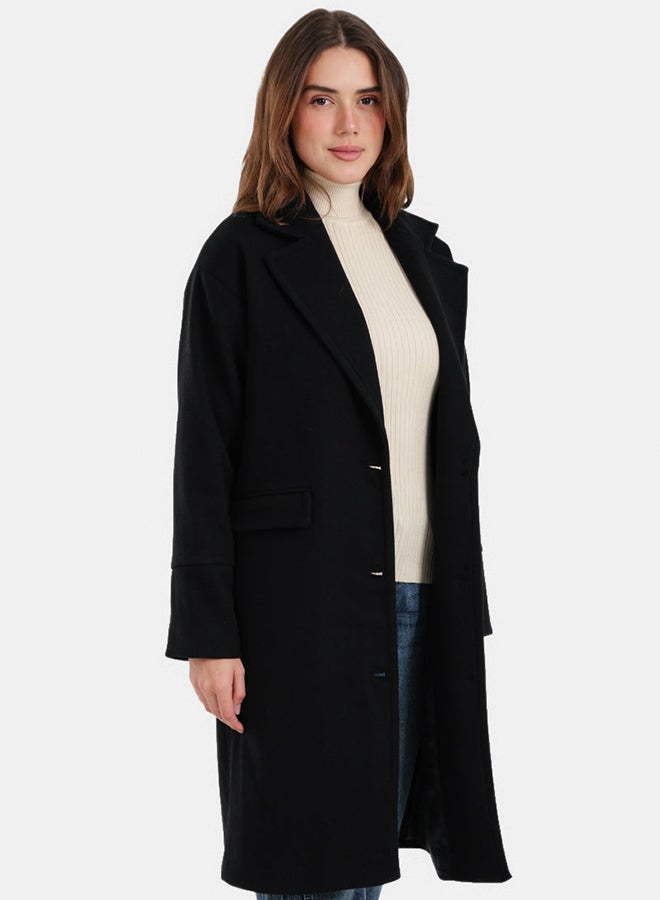 Carina Notch Collar Coat - Image 3
