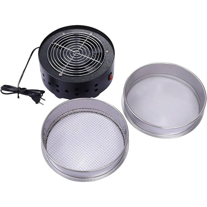 1.3lb Electric Coffee Bean Cooler, Roasting Cooling Machine with Stainless Steel Mesh Tray, 2-Layer Household Cooling Radiator, for Home Cafe Roasting, Preserving Rich Flavor - Image 3