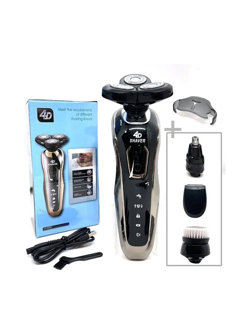4D - New Electric Shaver for Men 4D Electric Beard Trimmer USB Rechargeable Professional Hair Trimmer Hair Cutter Adult Razor for Men - Image 1