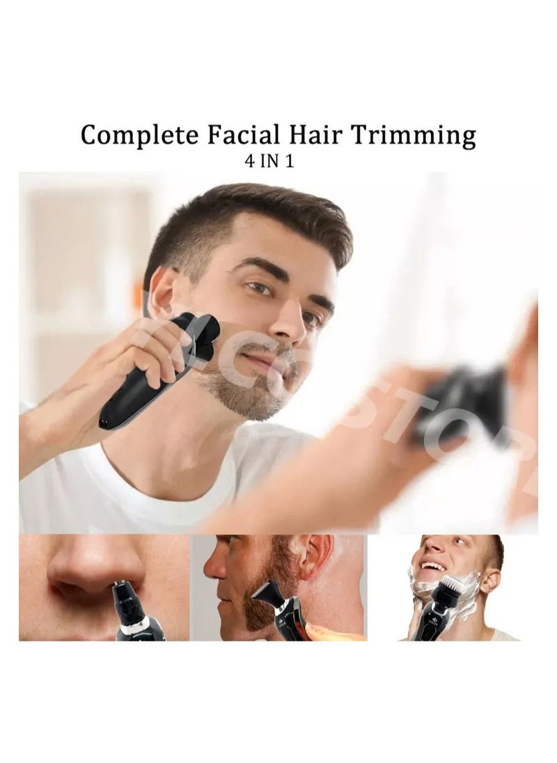 4D - New Electric Shaver for Men 4D Electric Beard Trimmer USB Rechargeable Professional Hair Trimmer Hair Cutter Adult Razor for Men - Image 1