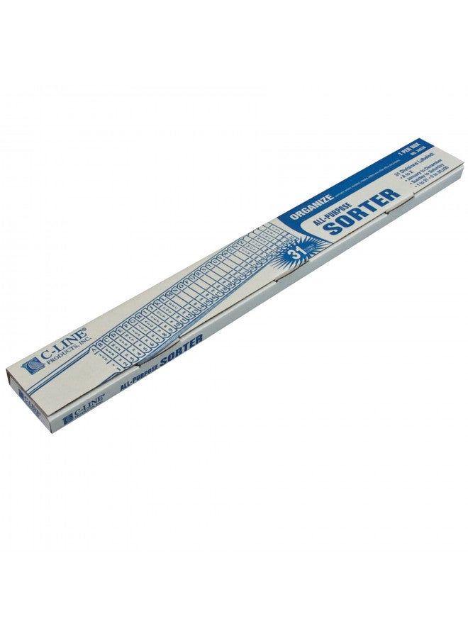 C-Line C-Line All-Purpose Document Sorter, 2.5 x 23.5 Inch, Blue (30526)  - Image 2