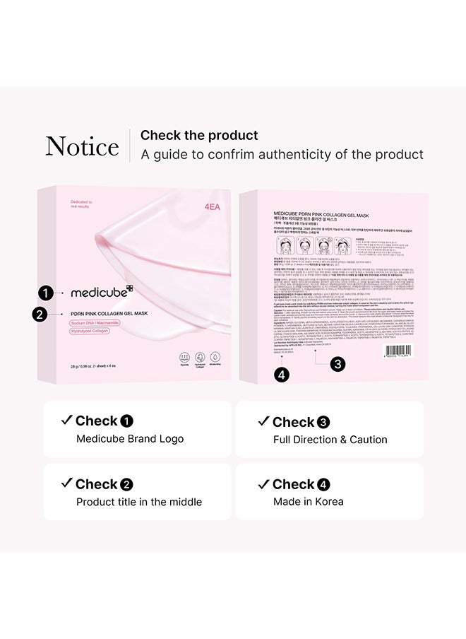 Medicube PDRN Pink Collagen Jelly Gel Mask | Overnight Face Mask For Glass Glow Skin- Elasticity, Hydrating, Firming And Moisturizing | Korean Skincare, 28G  - Image 2