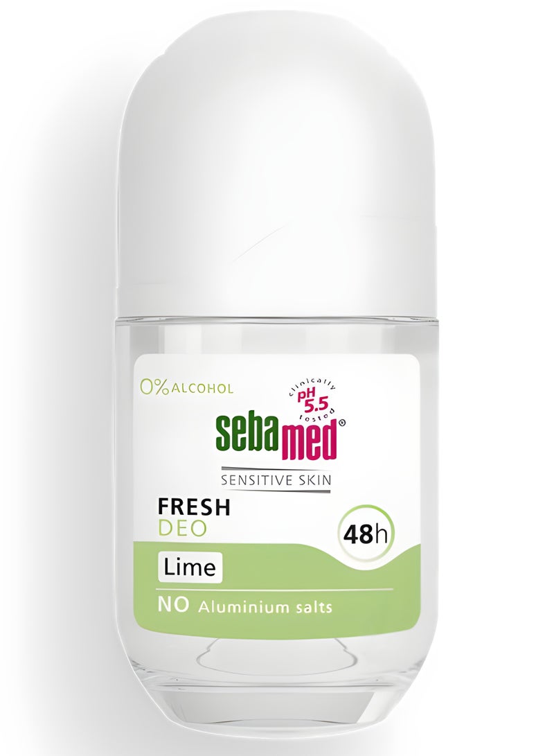 Sebamed SENSITIVE SKIN FRESH DEO 48h Lime  NO Aluminium salts 50 ml