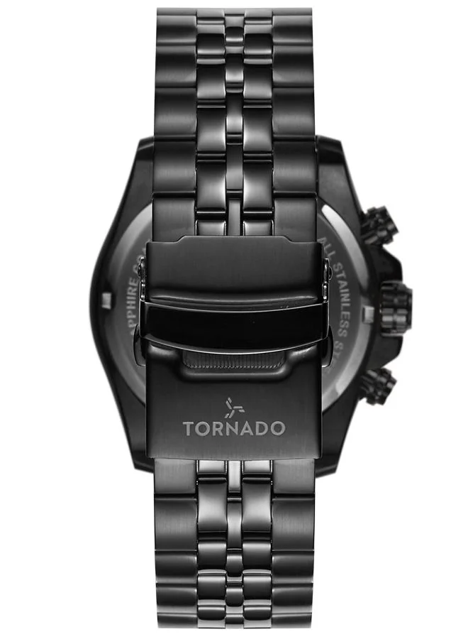 TORNADO Tornado Spectra Men's Chronograph Dark Teal Dial Watch - T3149B-BBBJ