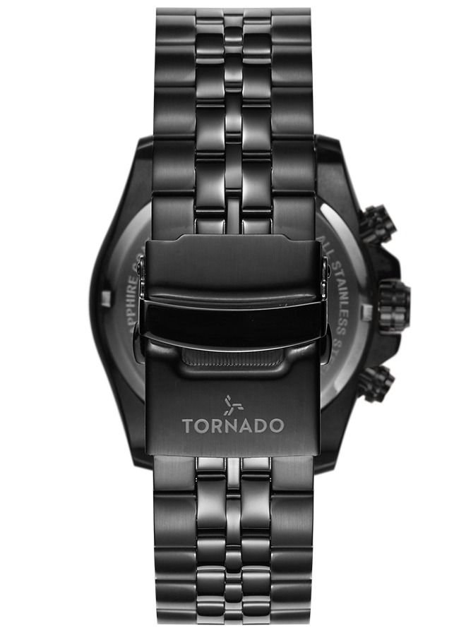 تورنيدو سبكترا ساعة كرونوغراف للرجال بقرص أزرق داكن - Image 3