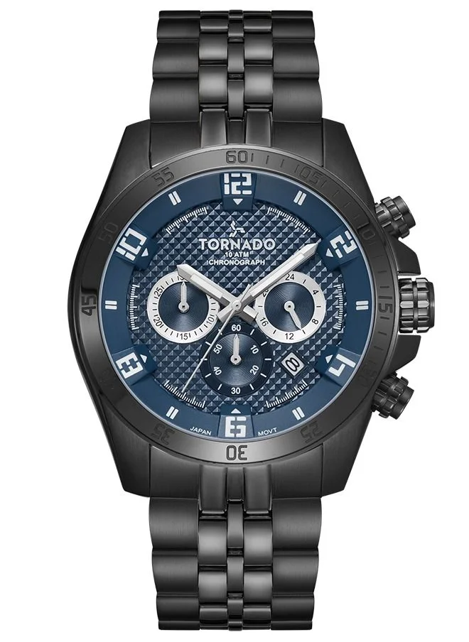 TORNADO Tornado Spectra Men's Chronograph Dark Teal Dial Watch - T3149B-BBBJ
