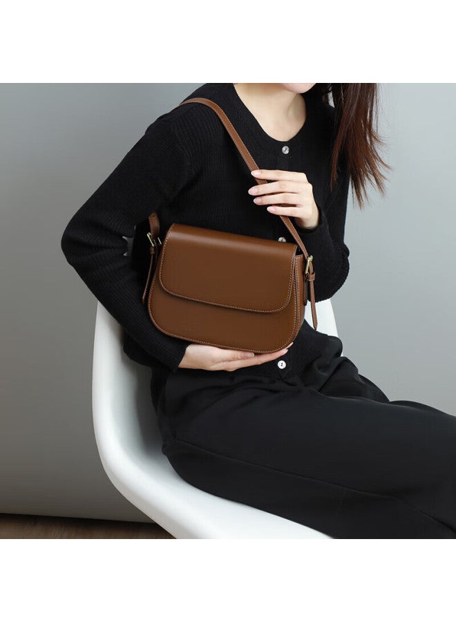 Viney Leather Handbag, Women's Luxury Underarm Shoulder Bag, Brand Crossbody Bag, Birthday Gift For Girlfriend, Qixi Festival And Valentine's Day Present - Image 2