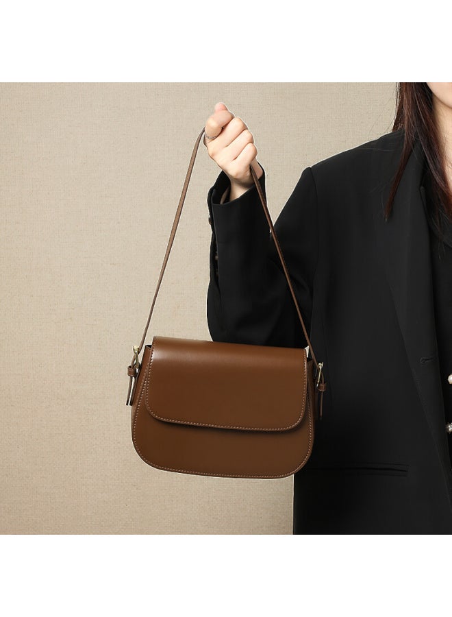Viney Leather Handbag, Women's Luxury Underarm Shoulder Bag, Brand Crossbody Bag, Birthday Gift For Girlfriend, Qixi Festival And Valentine's Day Present - Image 1