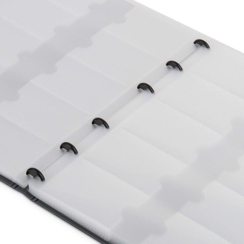 CareTick Business Card Holder Book, 600 Business Name Card Organizer Professional Book PU Leather office Journal Credit Car-d Holder Slim Wallet for Men & Women 300 Pouch (BCH-600) - Image 3