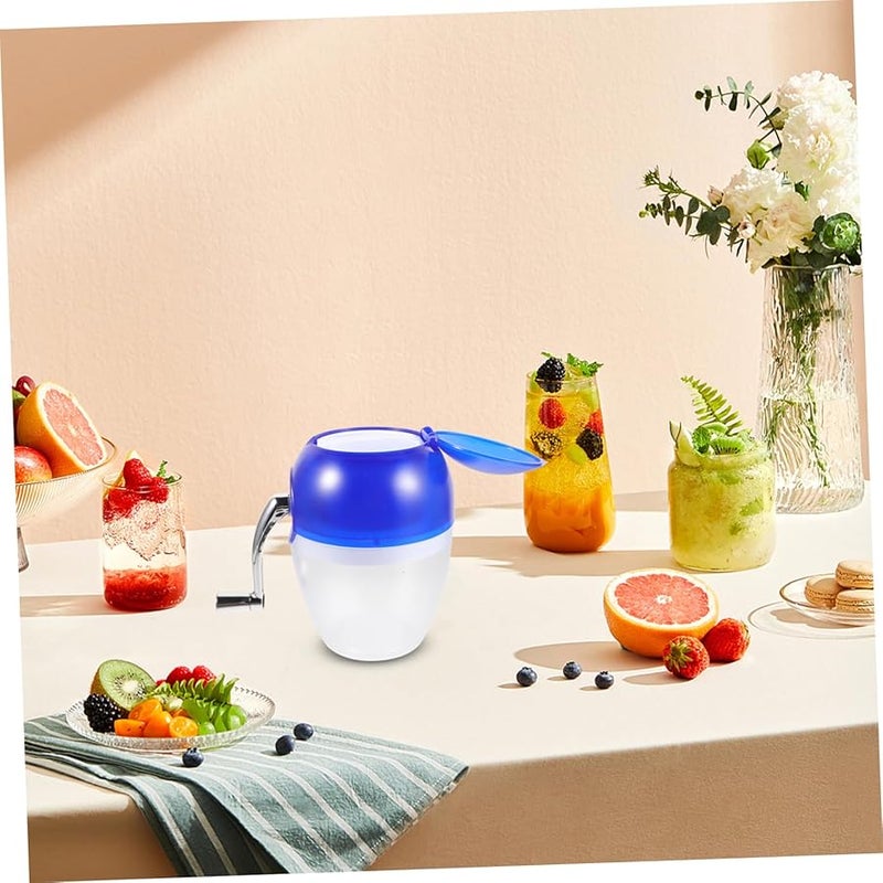 آلة تقطيع الثلج اليدوية مع نصل من الفولاذ المقاوم للصدأ للمنزل والتخييم والحفلات - Image 5