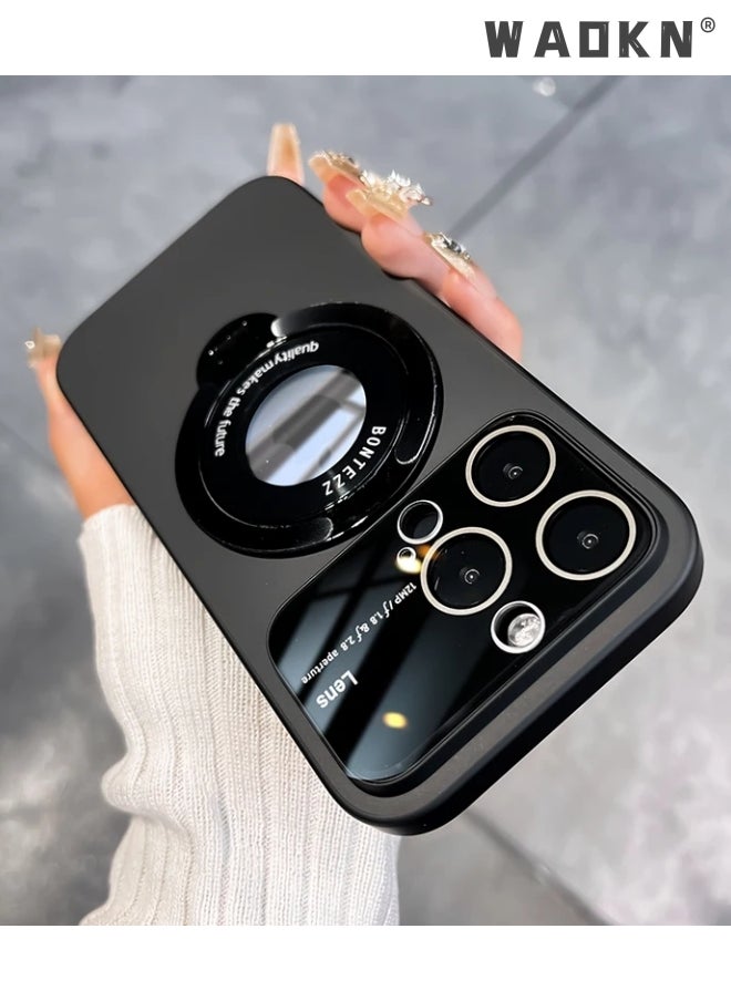 WAOKN - For iPhone 15 Pro Max Case with Magnetic Invisible Stand, Compatible with MagSafe, Official Color Match for iPhone, Phone Cover with Lens Protection,iPhone 15 Pro Max 6.7'' Shockproof Phone Shell - Image 1