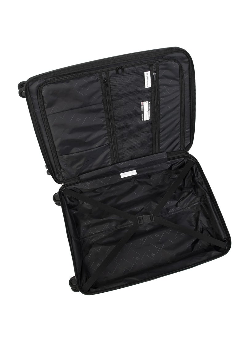 it Luggage it luggage Momentous, Unisex Polypropylene Material Hard Case Luggage, 8x360 degree Spinner Wheels, Expandable Trolley Bag, TSA Type lock, 15-2886-08, Size Medium, Color Black  - Image 4
