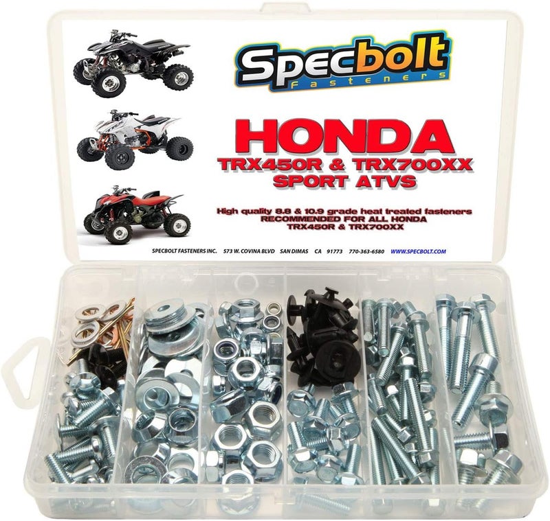 Specbolt Fasteners 120pc Bolt Kit for Honda TRX450R TRX450ER & TRX700XX - Image 1