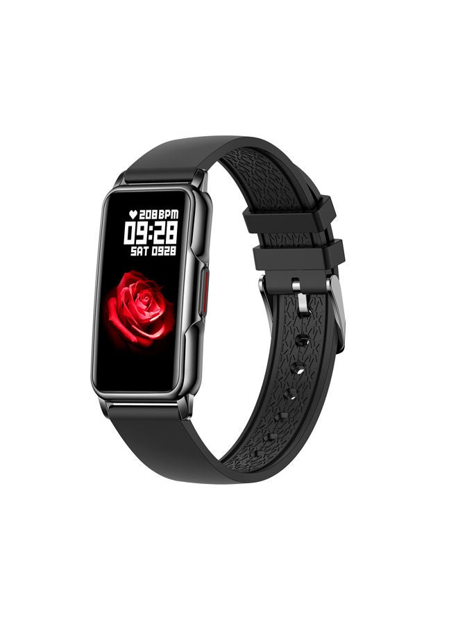 AROAQ H80 1.47 inch Smart Watch Multi-Sport Mode Fitness Bracelet IP67 Waterproof Health Watch with Sleep Monitoring With Black Silicone Strap - Image 1