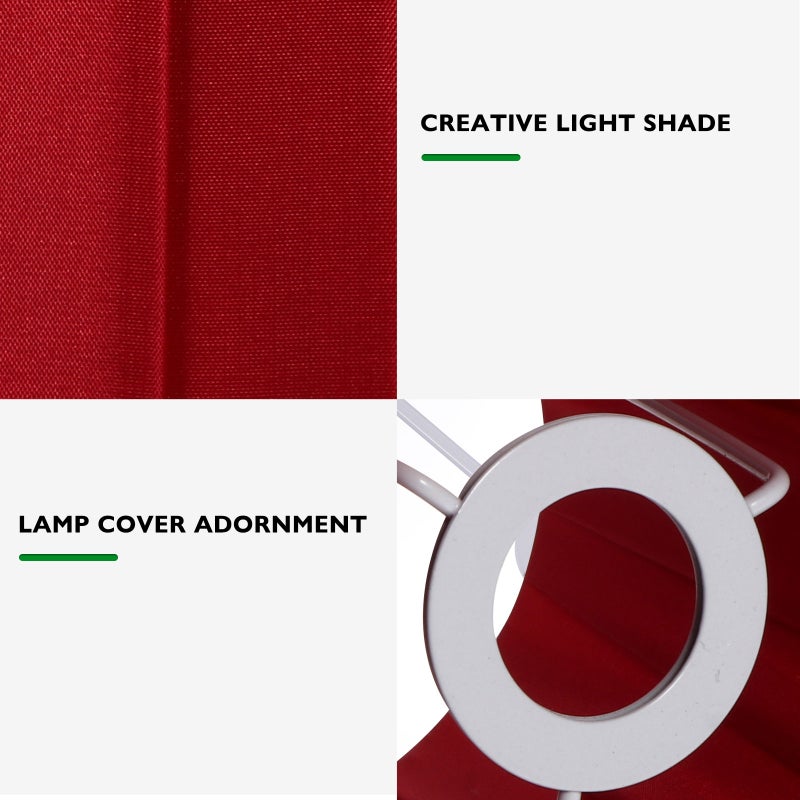 1pc Lampshade Ornament Floor Lamp Cloth Craft Lamp Cover Decor - Image 5
