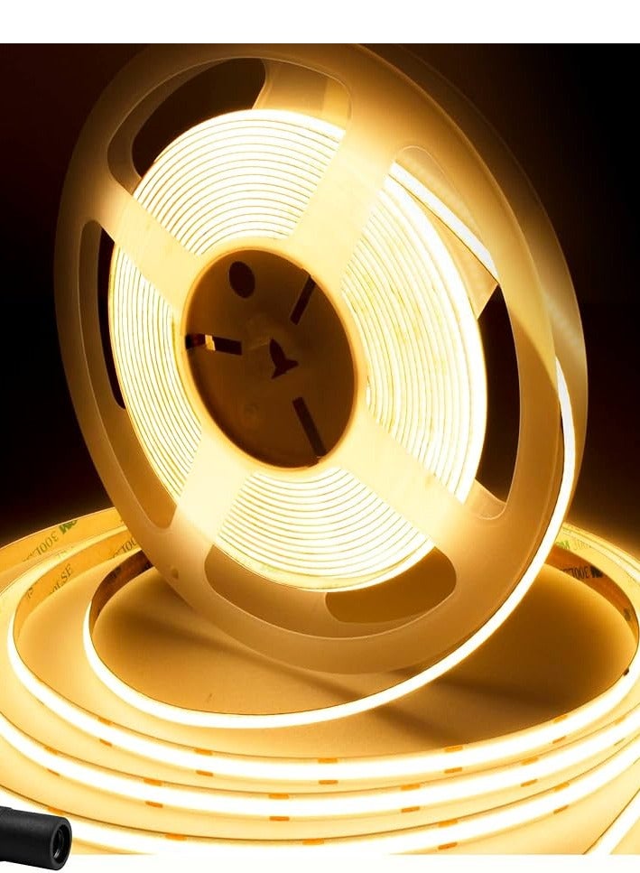 NERFA LED Flexible Light Strip 10M with 200W 24V Power Supply, Warm Yellow 3000K - Image 1