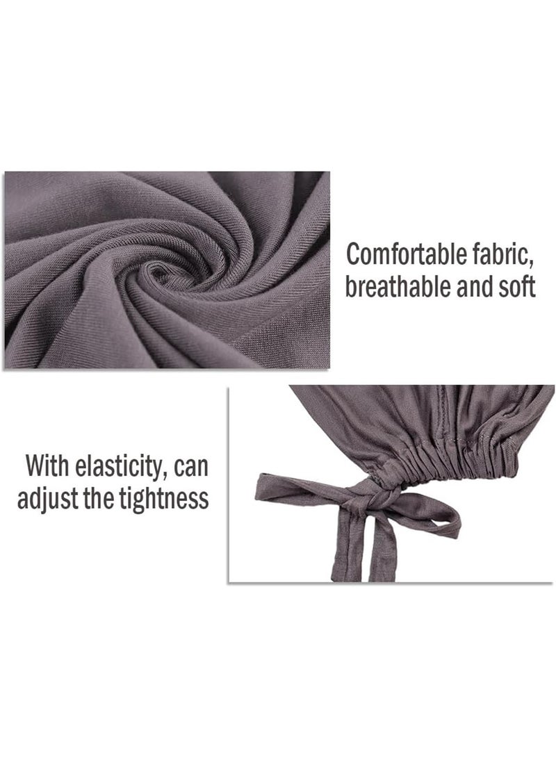 طقم 3 قبعات تركية مسلمة للنساء، غطاء داخلي للحجاب، بونيت، لف الرأس النسائي، أغطية رأس محتشمة - Image 4