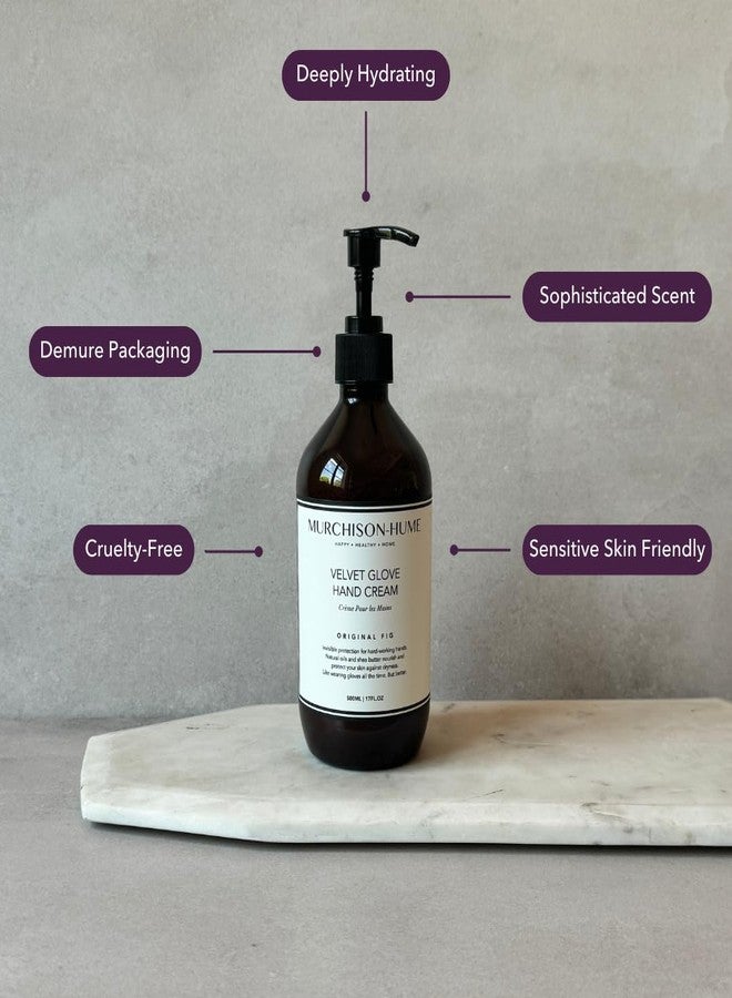 Murchison-Hume Velvet Glove Hand Cream with Nourishing Fruit Extracts and Plant Seed Oils, Lasting Protection Against Dryness, Original Fig. - Image 2