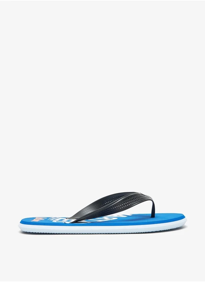 لي كوبر Men's Printed Flip Flop Slippers