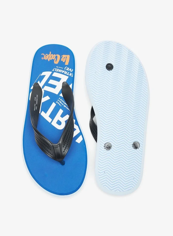 Lee Cooper Men's Printed Flip Flop Slippers