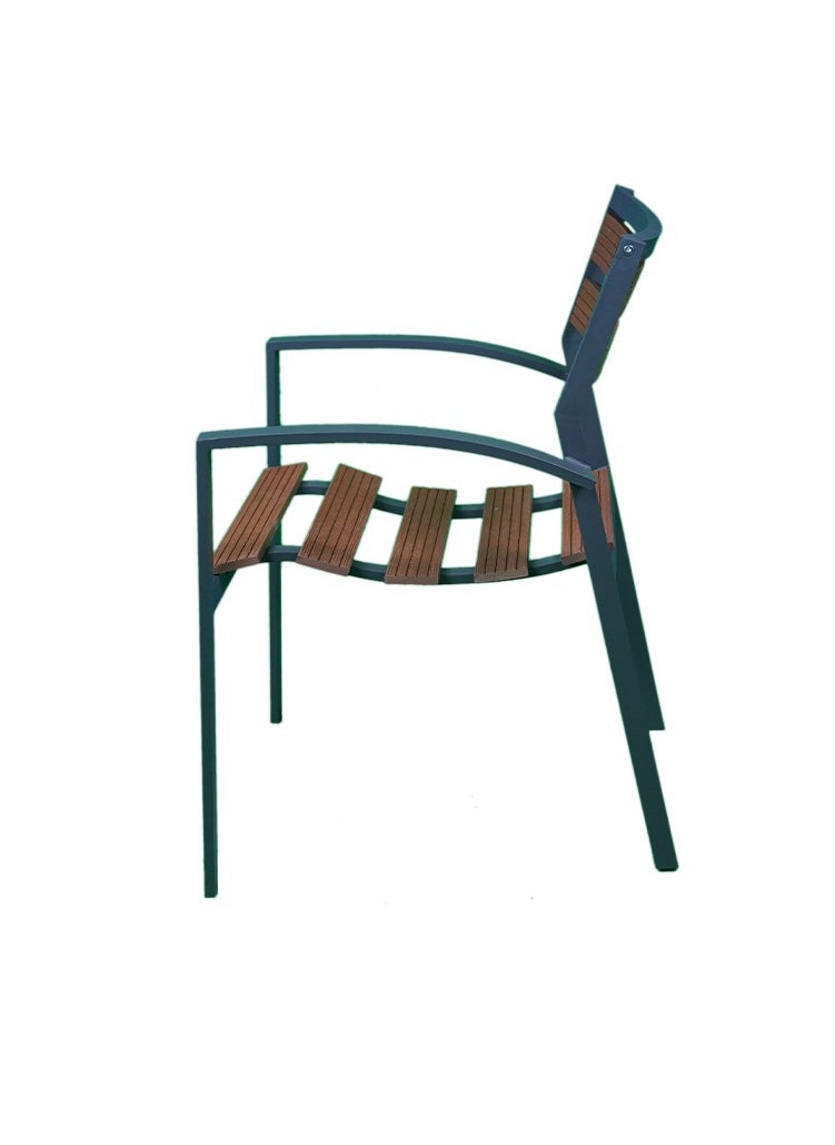 Schondor Furniture Turin | Arm Chair | Outdoor Furniture | Made in Aluminum Cast | Patio | Garden | Backyard | Restaurants  - Image 3