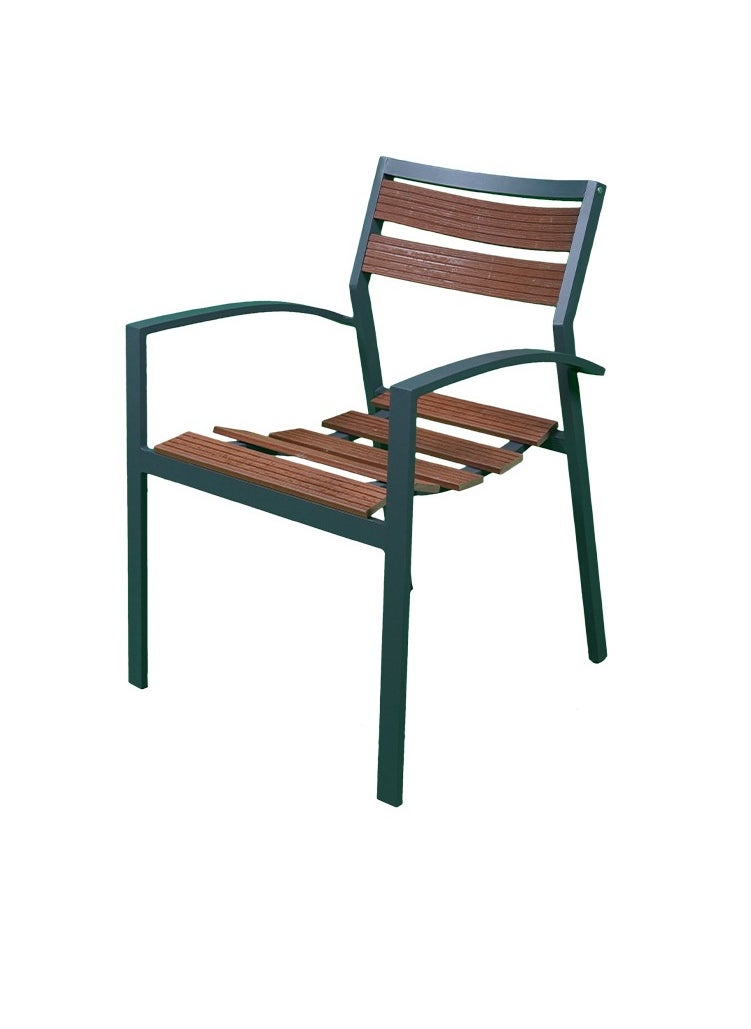 Schondor Furniture Turin | Arm Chair | Outdoor Furniture | Made in Aluminum Cast | Patio | Garden | Backyard | Restaurants  - Image 2