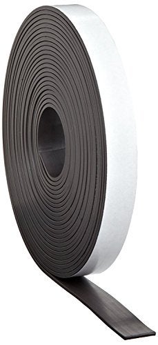 Master Magnetics شريط مغناطيسي مرن من ماستر ماغنيتيكس - شرائط مغناطيسية قوية مع لاصق خلفي قوي للجدران، الألواح، اللافتات، وأكثر - بسماكة 0.06 بوصة - عرض 1 بوصة - 100 قدم - لفة واحدة - Image 4