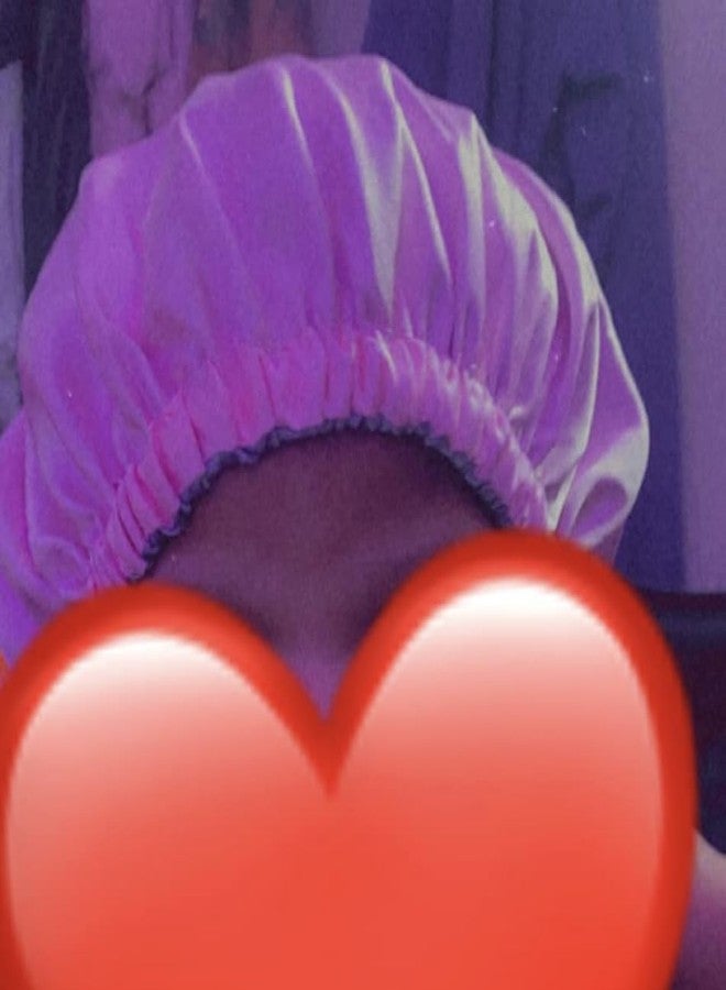 AKISS Baby Infant Newborn Toddler Satin Silk Hair Bonnet Cap for Sleeping 0-3 0-6 3-6 6-12 Months 1-2 1-3 Years (as1, Age, 0_Month, Taffy/Lavender + Taffy/White) - Image 4