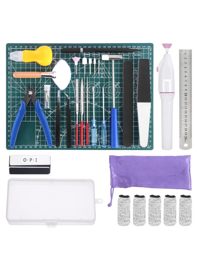 29PCS Gundam Model Tools Kit, Model Basic Tools Kit, Hobby Building Tools Kit for Gundam Basic Model Assembling, Building and Repairing - Image 1