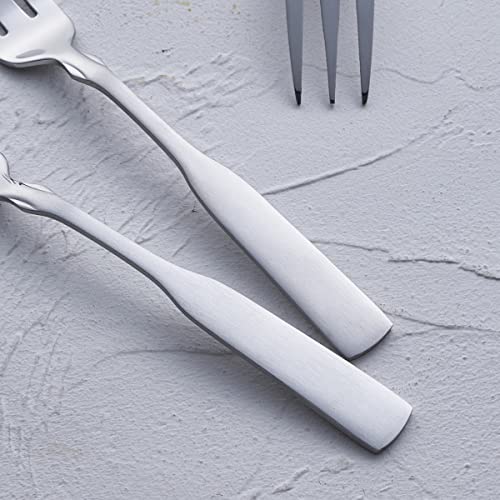 FULLYWARE 3-Tine Fork, Stainless Steel 7.6” Dinner Silverware Fork, Metal Cocktail Dessert Forks, 6-Piece - Image 5