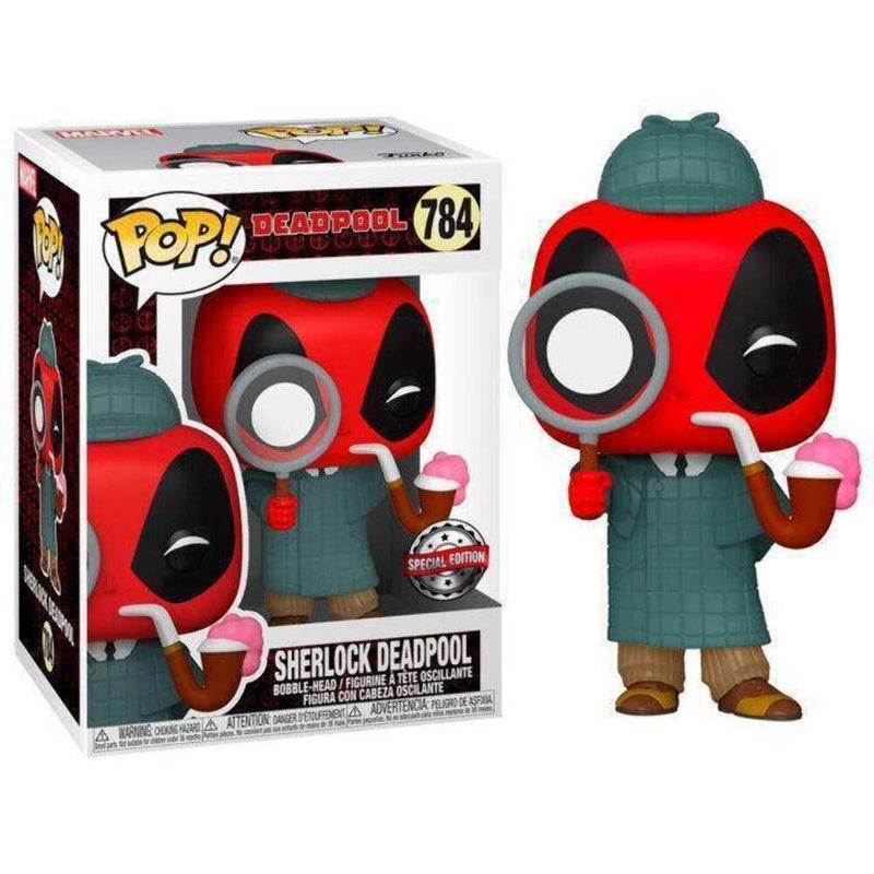 Deadpool Funko POP! Deadpool #784 - Sherlock Deadpool Exclusive - Image 2