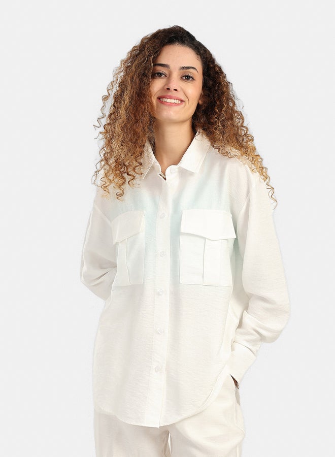 Carina Classic Button-Up Shirt - Image 1