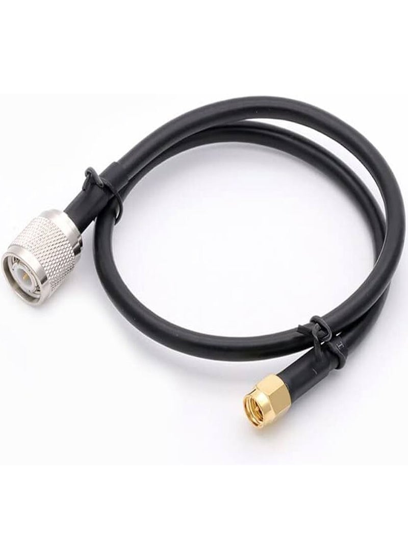 Ohm OHM TNC Male to SMA Male Antenna Cable RG58  - Image 1