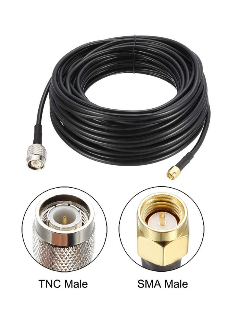 Ohm OHM TNC Male to SMA Male Antenna Cable RG58  - Image 4