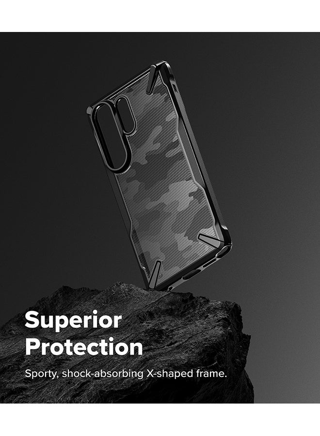 Ringke Fusion-X for Samsung Galaxy S26 Ultra 5G Case  , Clear Hard Back Cover Shockproof Protective Bumper Phone Cover for S26 Ultra - Camo Black Camo Black - Image 3